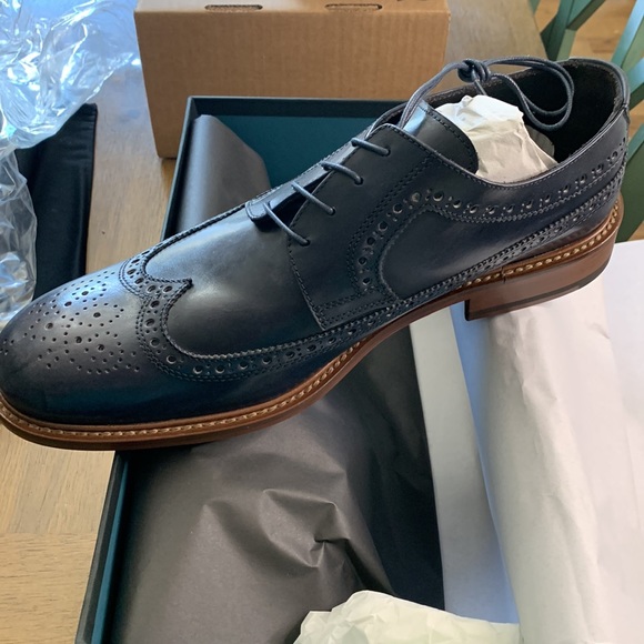 NWT Bugatchi Navy Sorento Derby 12.5 - Picture 3 of 8